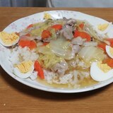 簡単コンソメで中華飯